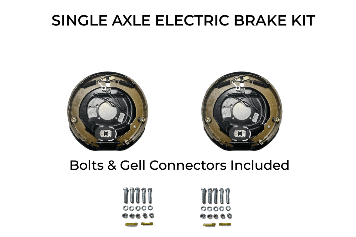 Single Axle Self Adjusting Electric Brake Kit Compatible with Thundercreek Trailers - Rodoc Leasing Sales & Service 