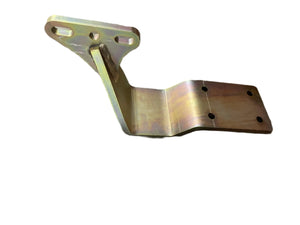 Universal U-bolt bracket with multiple mounting holes on white background